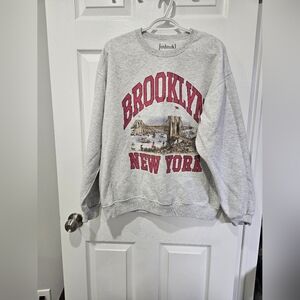 Gray Brooklyn New York Sweatshirt